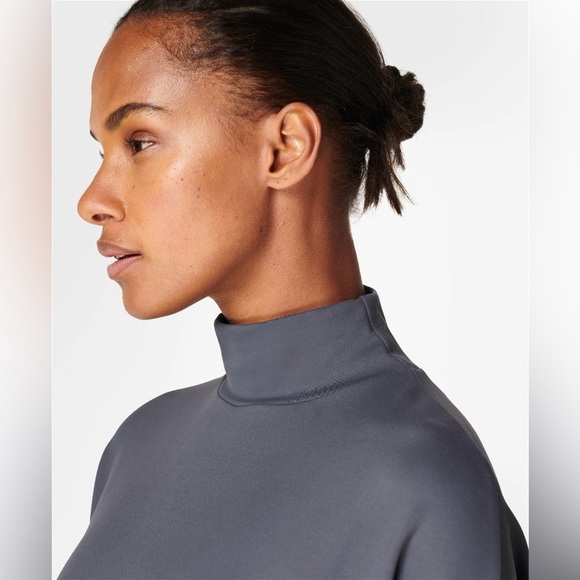 Sweaty Betty Eco Thermal Mock Neck Running Sweatshirt - Picture 4 of 12